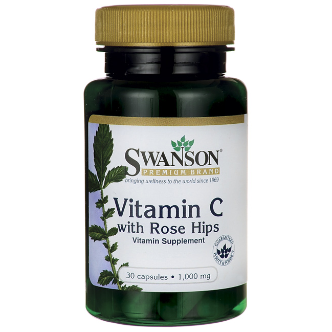 Viên uống cung cấp vitamin C và chiết xuất cây tầm xuân Swanson Premium Vitamin C with Rose Hips của Mỹ hộp 30 viên hình 3