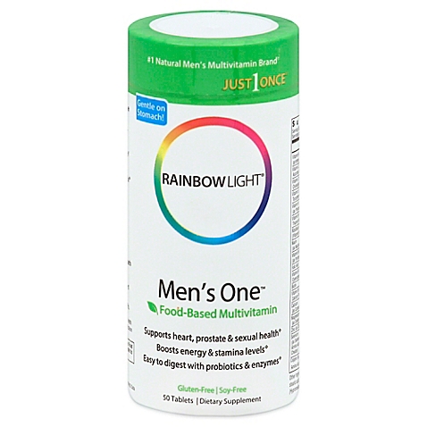 Viên uống bổ sung đa dạng vitamin và khoáng chất cho nam giới rainbow light mens one multivitamin của mỹ hộp 50 viên