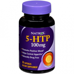 Viên uống Natrol 5-HTP 100mg, cải thiện tâm trạng, giúp ăn ngon, ngủ sâu, kiểm soát trọng lượng