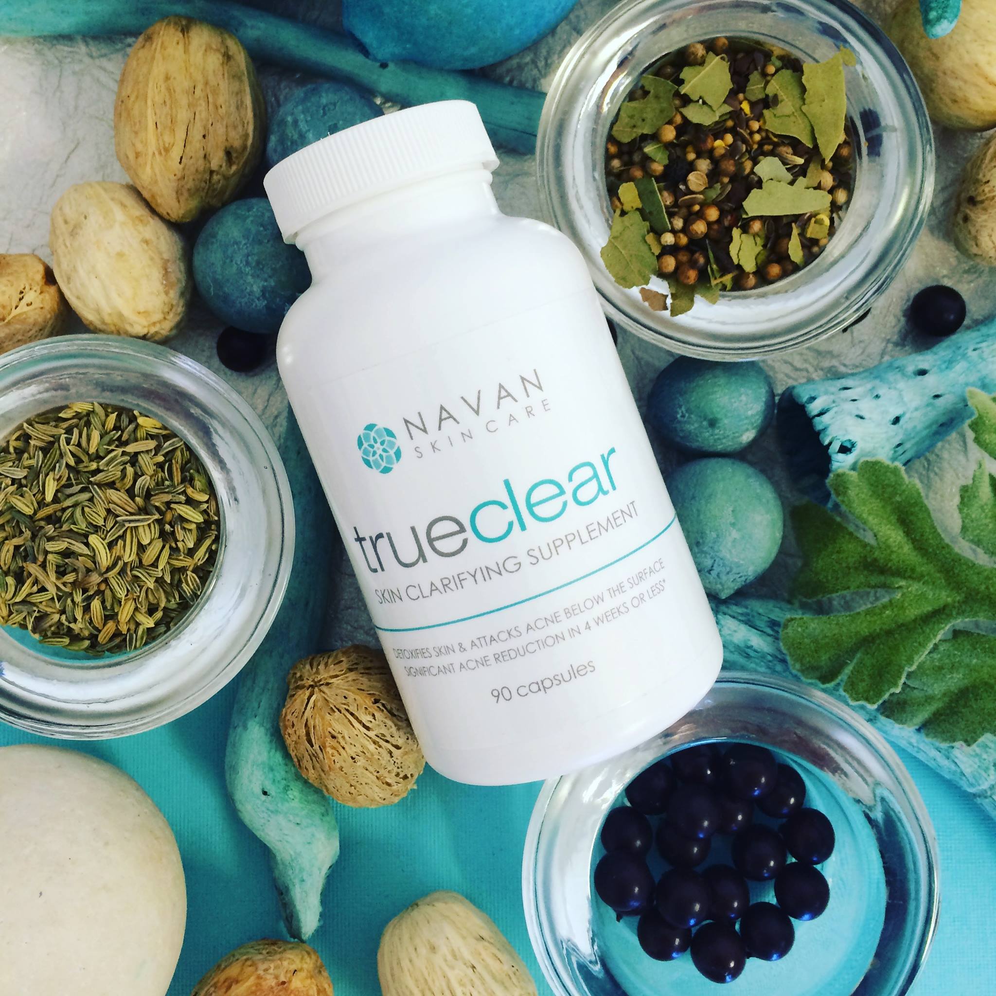 Navan trueclear skin clarifying supplement 90 viên: viên uống trị mụn