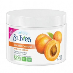 St.Ives Blemish Control Apricot Scrub 283g: Kem tẩy tế bào chết dạng hạt chiết xuất quả mơ