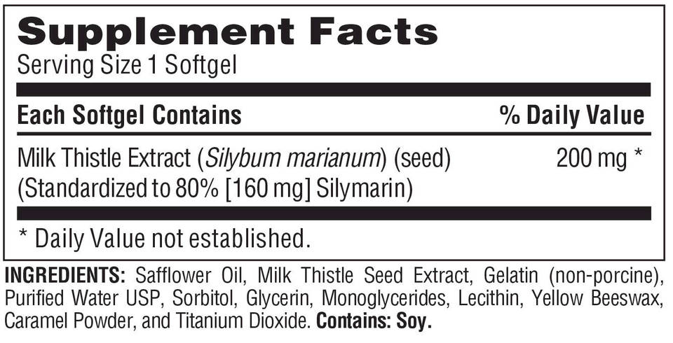 Trunature milk thistle