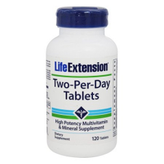 Viên uống bổ sung dinh dưỡng hàm lượng cao Life Extension Two Per Day Tablets hộp 120 viên