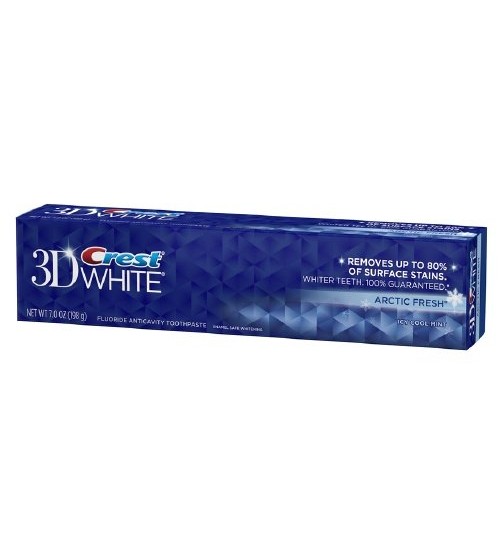 Kem ĐÁnh rĂng 3 trong 1 trẮng rĂng tĂng cƯỜng dƯỠng chẤt vÀ bẢo vỆ sÂu rĂng crest 3d white arctic fresh 198g cỦa mỸ