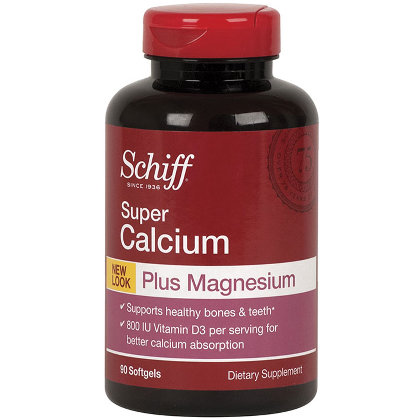 Schiff super calcium 800iu with vitamin d3, 90 viên - viên uống giúp xương khớp chắc khỏe