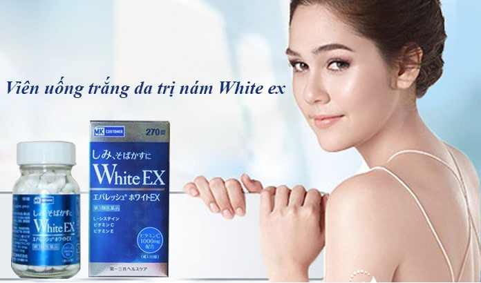 Viên uống trắng da white ex