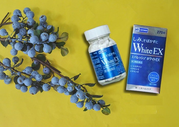 White ex 1000mg 270 viên viên uống làm trắng da trị nám đến từ nhật bản
