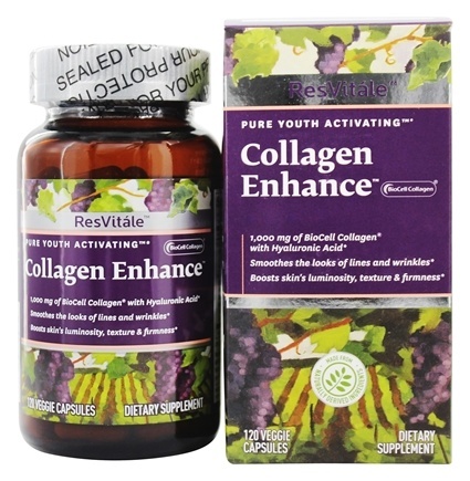 Resvitále™ collagen enhance gnc - collagen cao cấp trẻ hóa làn da nhanh chóng 1000mg 120 viên