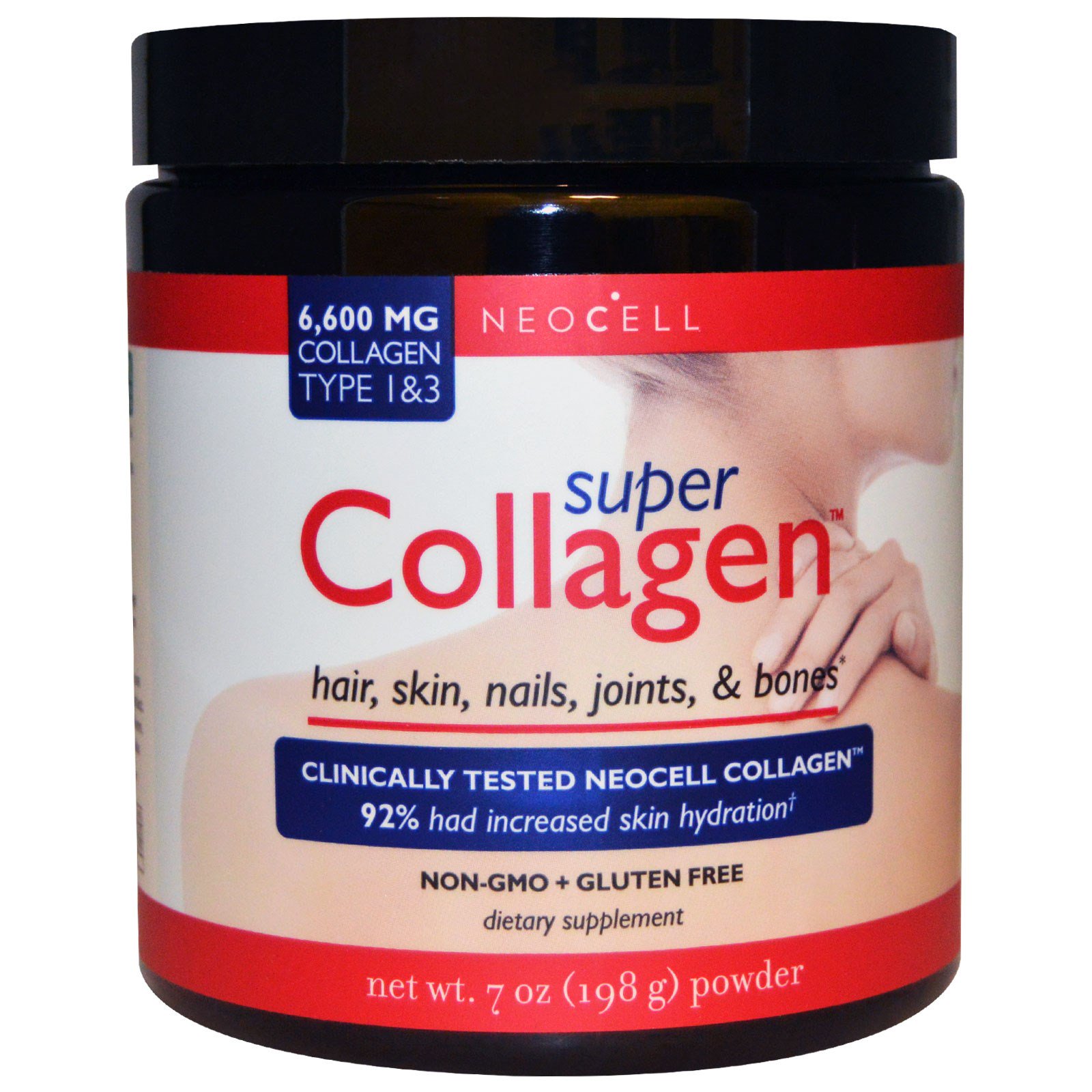 Collagen giúp xương chắc khỏe, chống nhăn da neocell super collagen type i & iii dạng bột 198g
