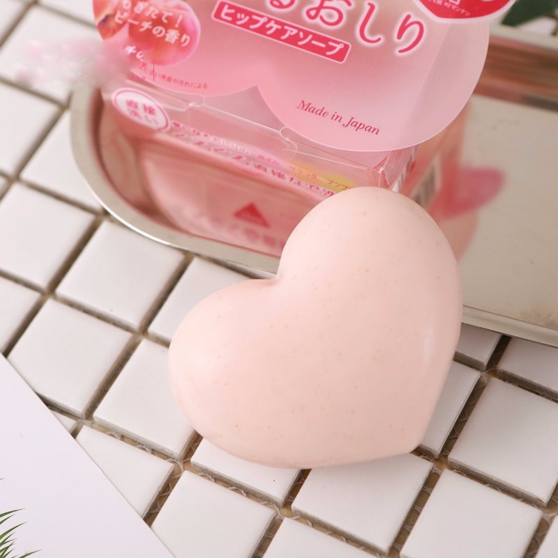 Pelican hip care soap 80g xà phòng trái đào xóa thâm mông nhật bản