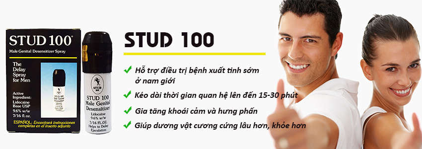 Stud 100 male genital desensitizer spray