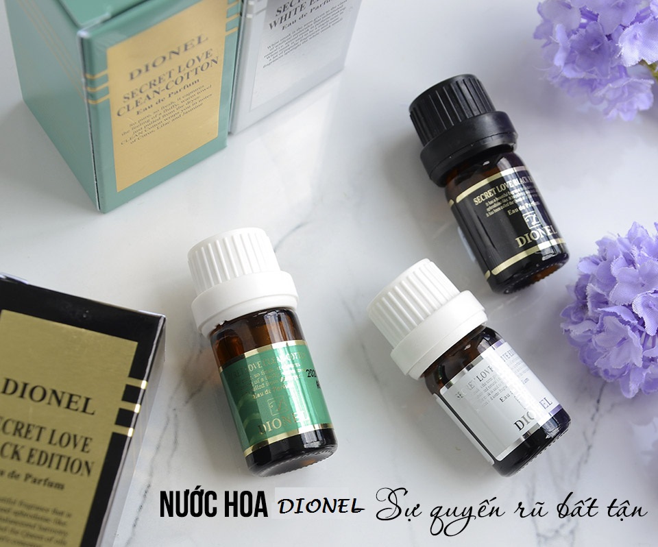Các phiên bản của tinh dầu nước hoa vùng kín dionel