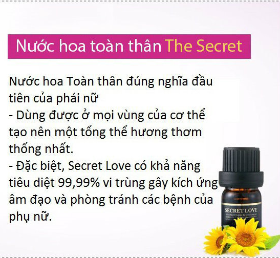 Dionel secret love premium natural oil edp, 5ml - hàn quốc: tinh dầu nước hoa vùng kín cho phái đẹp