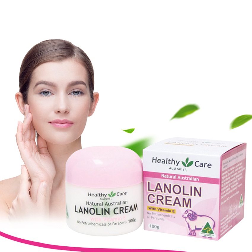 Káº¿t quáº£ hÃ¬nh áº£nh cho Healthy Care Natural Lanolin & Vitamin E Cream 100g