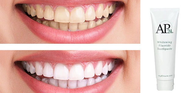 Kem đánh răng nuskin ap24 - whitening fluoride toothpaste 110g, mỹ - cho răng trắng sáng tự nhiên