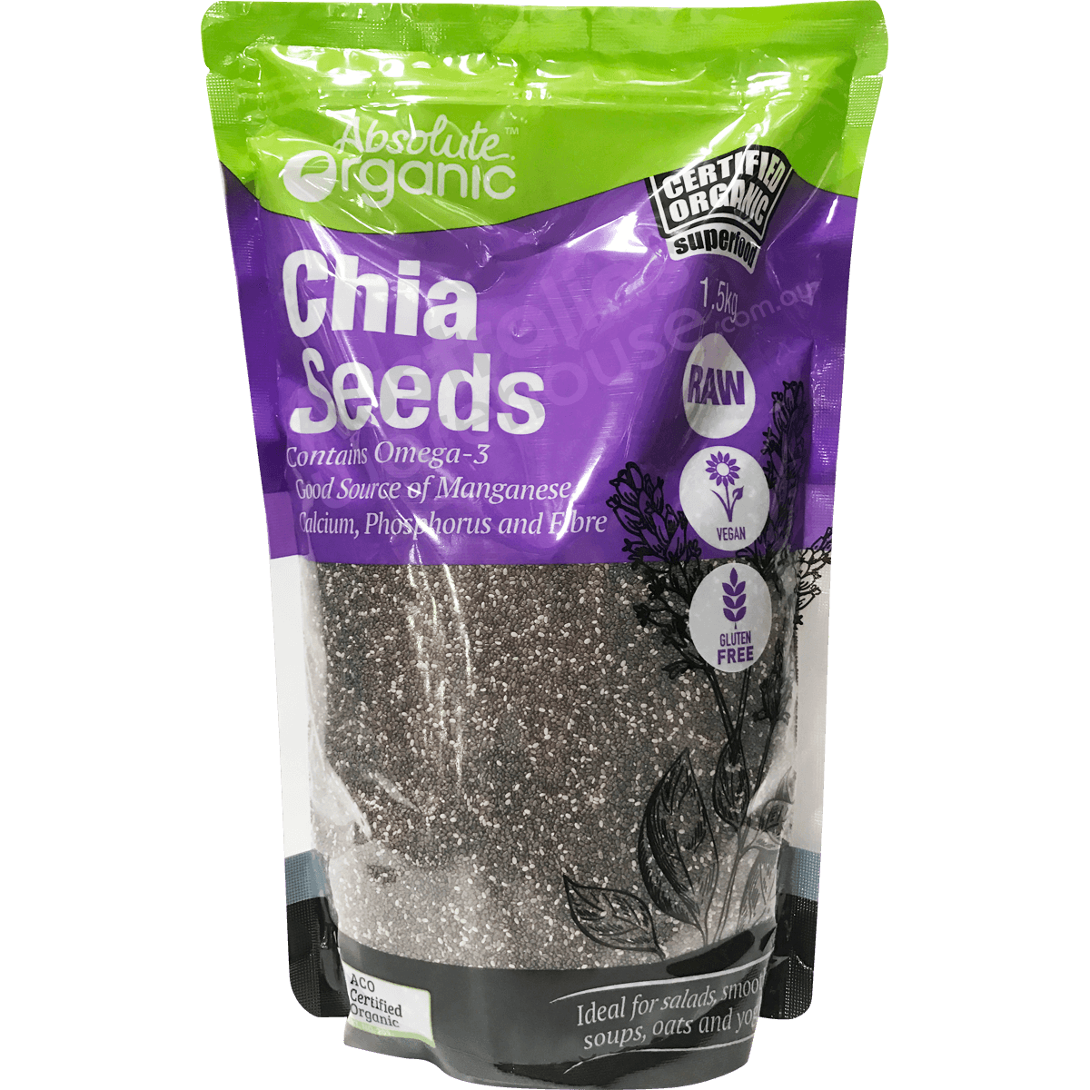 Thành phần có trong hạt chia Úc