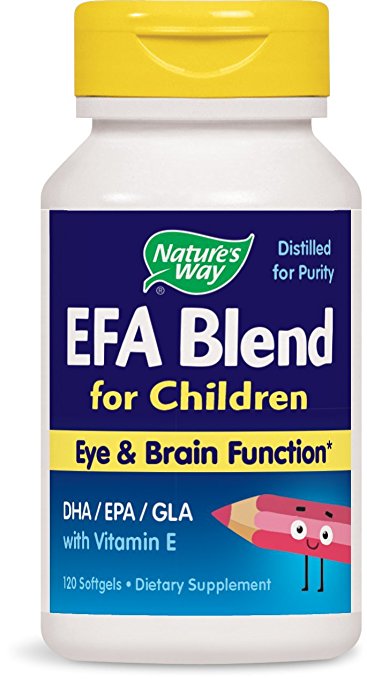 Và nature’s way efa blend for children là sản phẩm ưu việt giúp não bộ và thị lực của bé phát triển tốt . với công thức bổ sung những thành phần thiết yếu cho sự phát triển của não và mắt là dha và các axit béo omega 3