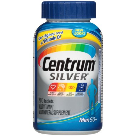 Centrum silver men 50+ – viên uống bổ sung vitamin và khoáng chất, chăm sóc sức khỏe nam giới, 200 viên