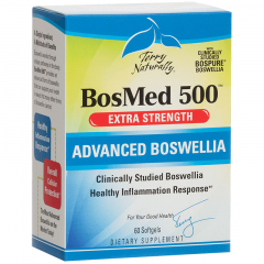 Terry Naturally BosMed 500: Viên uống tăng cường sức khỏe cho phổi, phế quản và đường tiêu hóa , 60 viên
