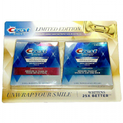 Crest 3D white Advanced Vivid 25x: Miếng dán làm trắng răng ngay từ lần sử dụng đầu tiên, 28 miếng.