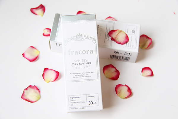 Serum đặc trị thâm nám chiết xuất 100% nhau thai tinh khiết fracora white placenta extract enrich chai 30ml từ nhật bản