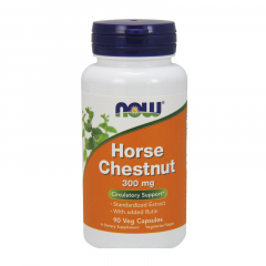 Viên uống hỗ trợ điều trị suy tĩnh mạch, tăng cường tuần hoàn máu Now Horse Chestnut 300mg hộp 90 viên