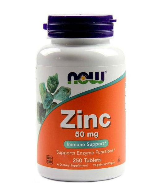 Now zinc, 50mg - giấm bung sung vitamin cơ thể, 250 viên