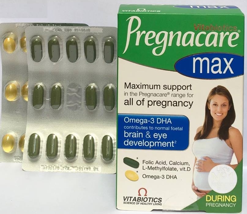 Cách sử dụng vitamin bà bầu pregnacare max