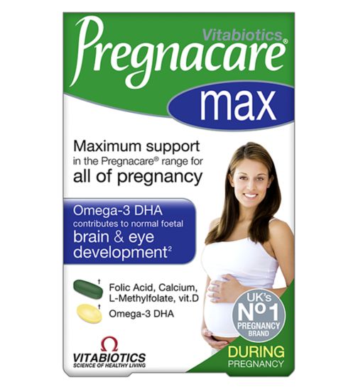 Vitamin bầu pregnacare max của anh - hộp 84 viên mới