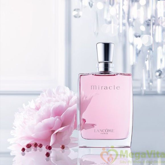 Nước hoa nữ hương hoa cỏ lãng mạn lancome miracle eau de parfum của pháp chai 30ml