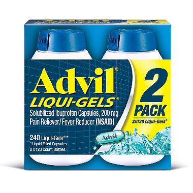 Giảm đau advil liqui gels.