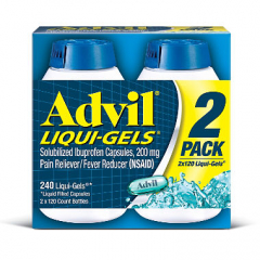 Combo 2 hộp viên uống giảm đau Advil Liqui Gels