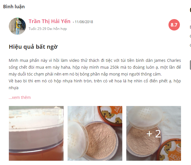 Coty airspun loose powder - phấn phủ kiềm dầu hiệu quả 65g