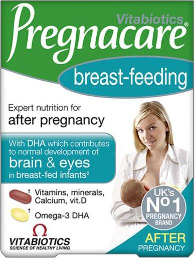 Viên uống bổ sung vitamin tổng hợp sau sinh Pregnacare Breast-feeding