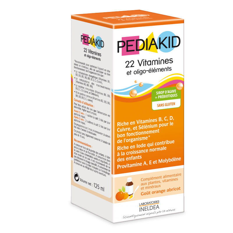 Hướng dẫn sử dụng pediakid 22 vitamines
