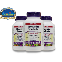 Webber Naturals Glucosamine Chondroitine: Viên uống ngăn ngừa thái hóa xương khớp từ Canada