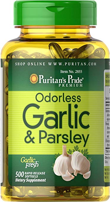 Tinh chất tỏi ngò tây odorless garlic parsley 500 mg 100 mg 100 viên