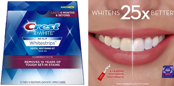 Miếng dán làm trắng răng crest 3d white professional effects - bộ 14 miếng: hiệu quả sau 20 ngày sử dụng