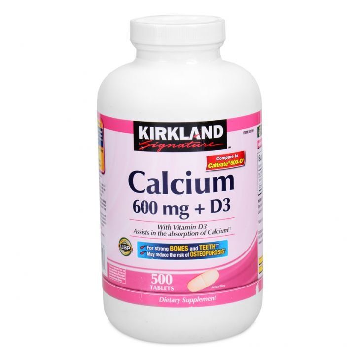 Hướng dẫn sử dụng kirkland signature calcium 600mg d3
