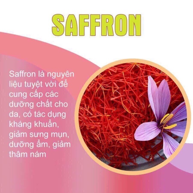 Saffron (nhụy hoa nghệ tây) uống như thế nào cho hợp lý?