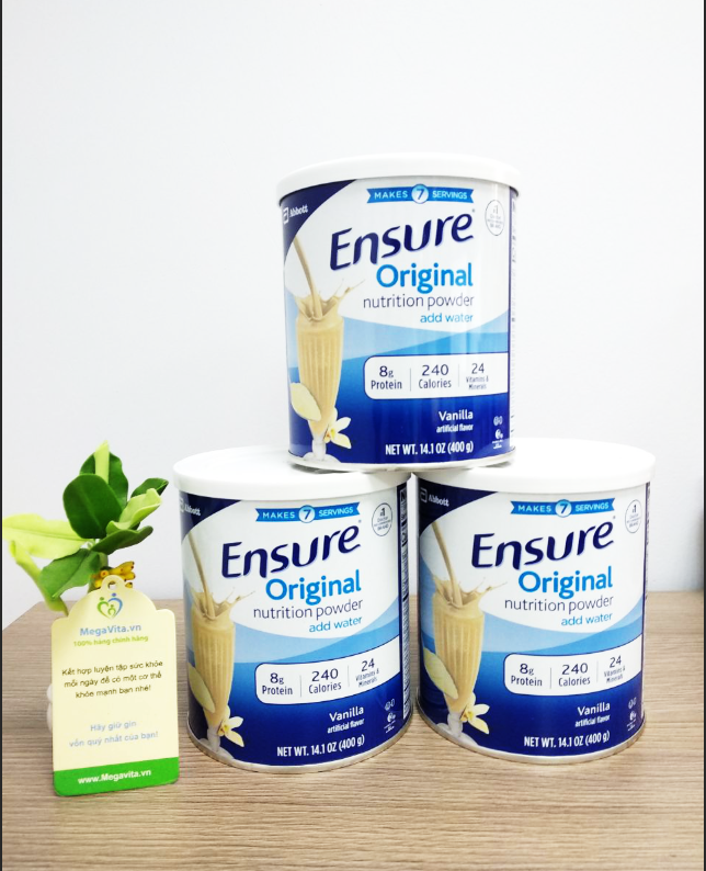 Sữa bột ensure original hương vani, mỹ - giúp bổ sung dinh dưỡng thiết yếu - mẫu mới