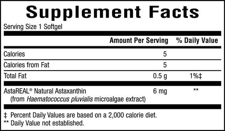 Viên uống chống oxy hóa tự nhiên trunatrure astaxanthin 6mg 100 viên