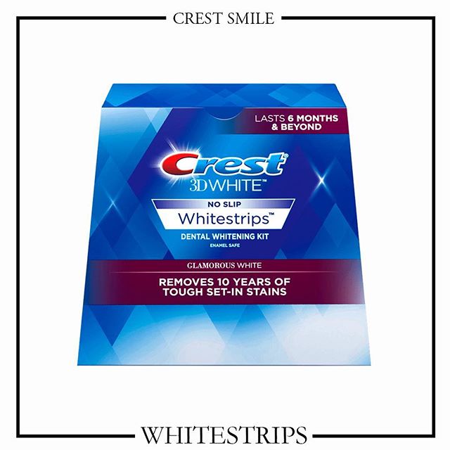 Crest 3dwhite no slip whitestrips glamorous white