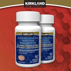 Kirkland Signature Acid reducer - Viên uống hỗ trợ tiêu hóa, hỗ trợ điều trị chứng ợ nóng khó tiêu, 95 viên