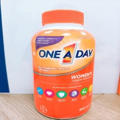 Viên bổ sung Vitamin cho phụ nữ One a Day Multivitamin Women's Formula, 300 viên cung cấp dinh dưỡng thiết yếu cho cơ thể