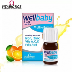 Thực Phẩm Chức Năng Vitamin Tổng Hợp Wellbaby Drops Cho Bé Từ 4-12 Tháng, 30ml