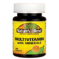 Viên Uống Bổ Sung Đa Vitamin Khoáng Chất –Nature’s Blend MULTIVITAMN with MINERRALS 100 VIÊN