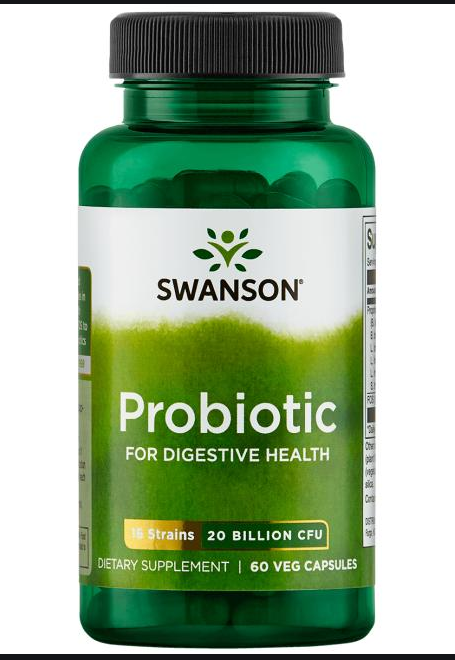Viên uống bổ sung lợi khuẩn probiotic cải thiện hệ tiêu hóa swanson probiotic for digestive health hộp 60 viên