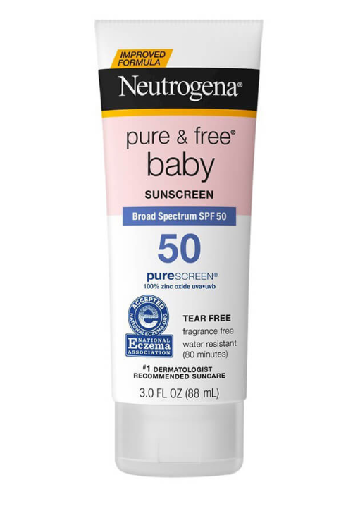 Kem chống nắng cho trẻ em - neutrogena pure & free® baby sunscreen lotion broad spectrum spf 60+, 88ml