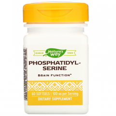 Nature's Way Phosphatidylserine, 500 mg: Viên bổ sung Phosphatidylserine tăng cường bổ não, 60 viên.